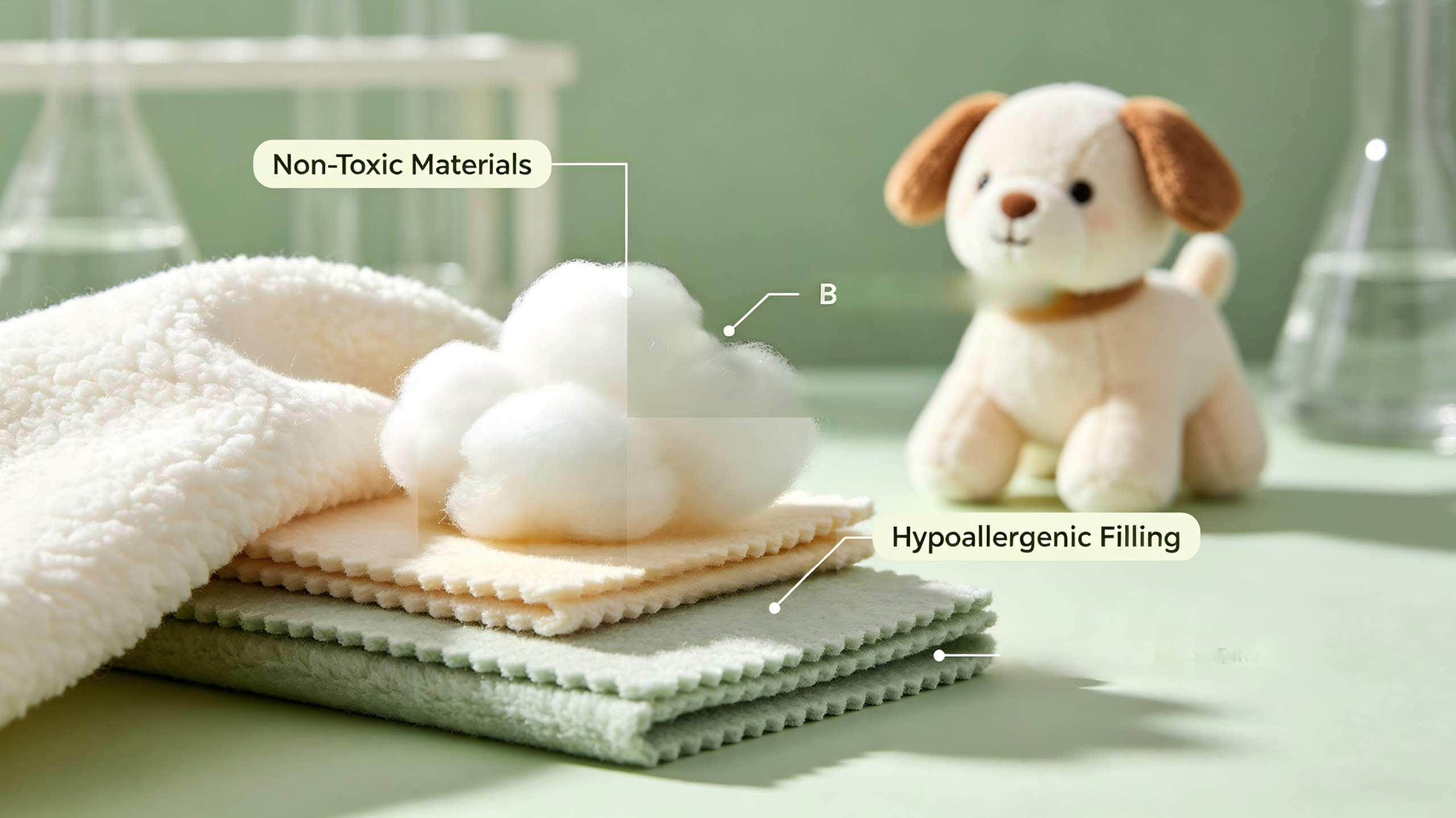 Non-toxic breathable baby plush toys