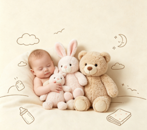 baby soothing plush toy