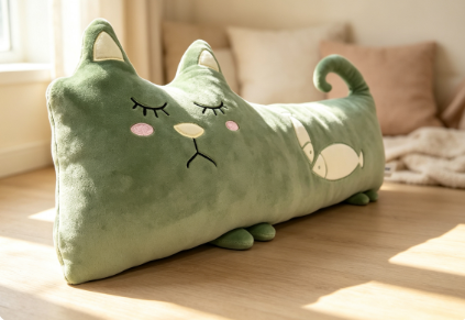 Custom Cat Plush Pillow